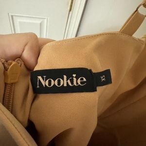 Nookie, worn twice, small stain, comes with belt